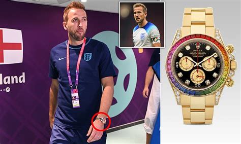 England captain Harry Kane wears £520k rainbow Rolex in Qatar 